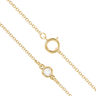 Diamond cut cable with lab diamond